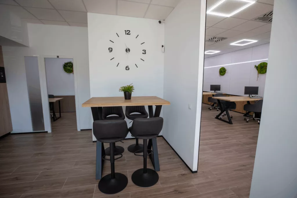 Zona de trabajo abierta